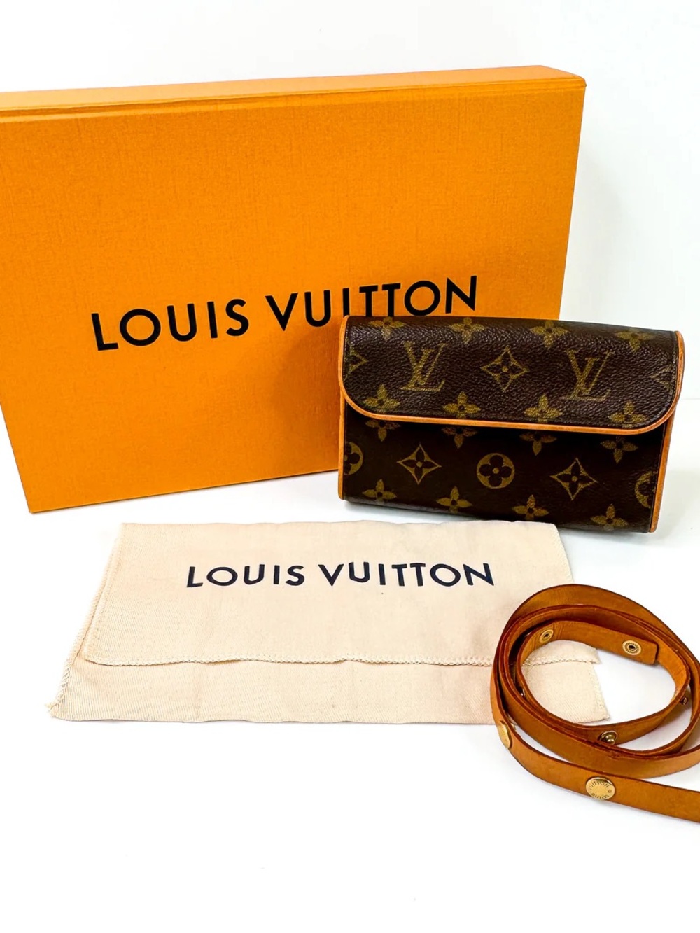 Pre-Owned Louis Vuitton Monogram Pochette Florentine XS Belt Bag